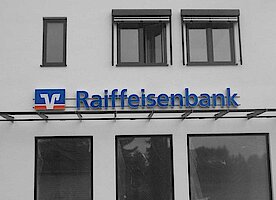 LED Profilbuchstaben – Raiffeisenbank